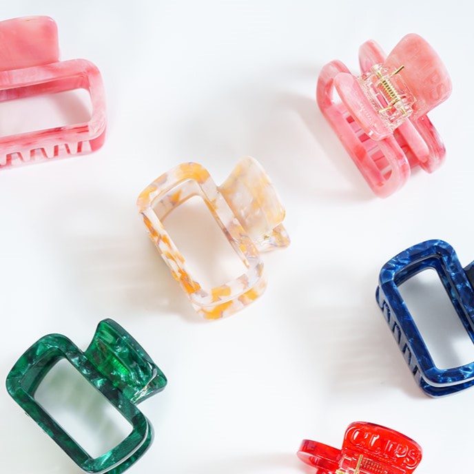 haarspeld dik haar stevig kwalitatief haarklem clips clip oranje roze lente kleurrijk blauw groen