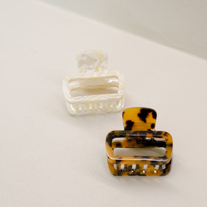 haarspeld dik haar stevig kwalitatief haarklem clips clip bruin wit 