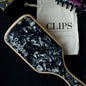 gepersonaliseerde borstel haarspeld haarklem clips personalised eigen naam initiaal bamboo borstel hoofdhuid 
