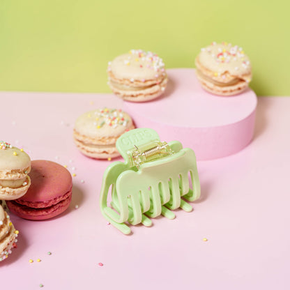 Clips haarspeld haarklem extra tandjes fijn haar glad haar groen