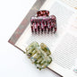 Clips haarspeld haarklem extra tandjes fijn haar glad haar licht groen bordeaux