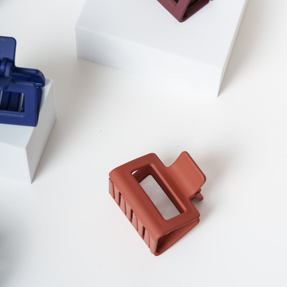 clips haarspeld alle haartypes haarklem mat extra tandjes stevig glad haar BRUIN