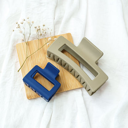 Vierkante matte en stevige clip voor alle haartypes