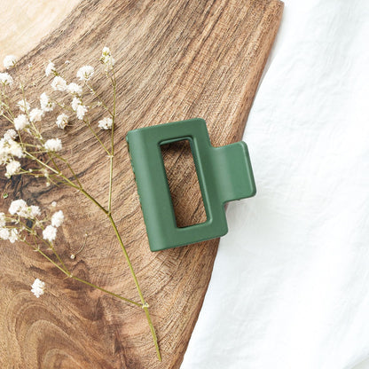 Vierkante matte en stevige clip voor alle haartypes