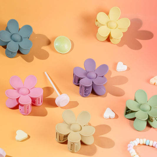 haarspeld bloem haarklem clips extra tandjes glad haar fijn dik stevig