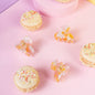 kleine haarspeld luna clips fijn haar knijpt goed stevig oranje