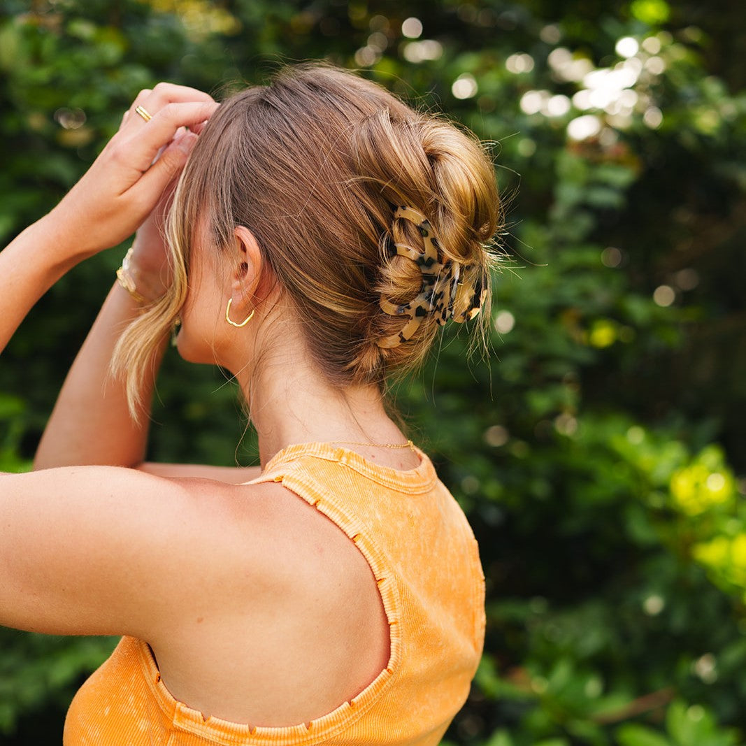 haarspeld haarklem clip dik haar lang haar stevig kwalitatief clips licht bruin beige