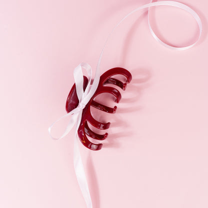 haarspeld haarklem clip dik haar lang haar stevig kwalitatief clips effen bordeaux