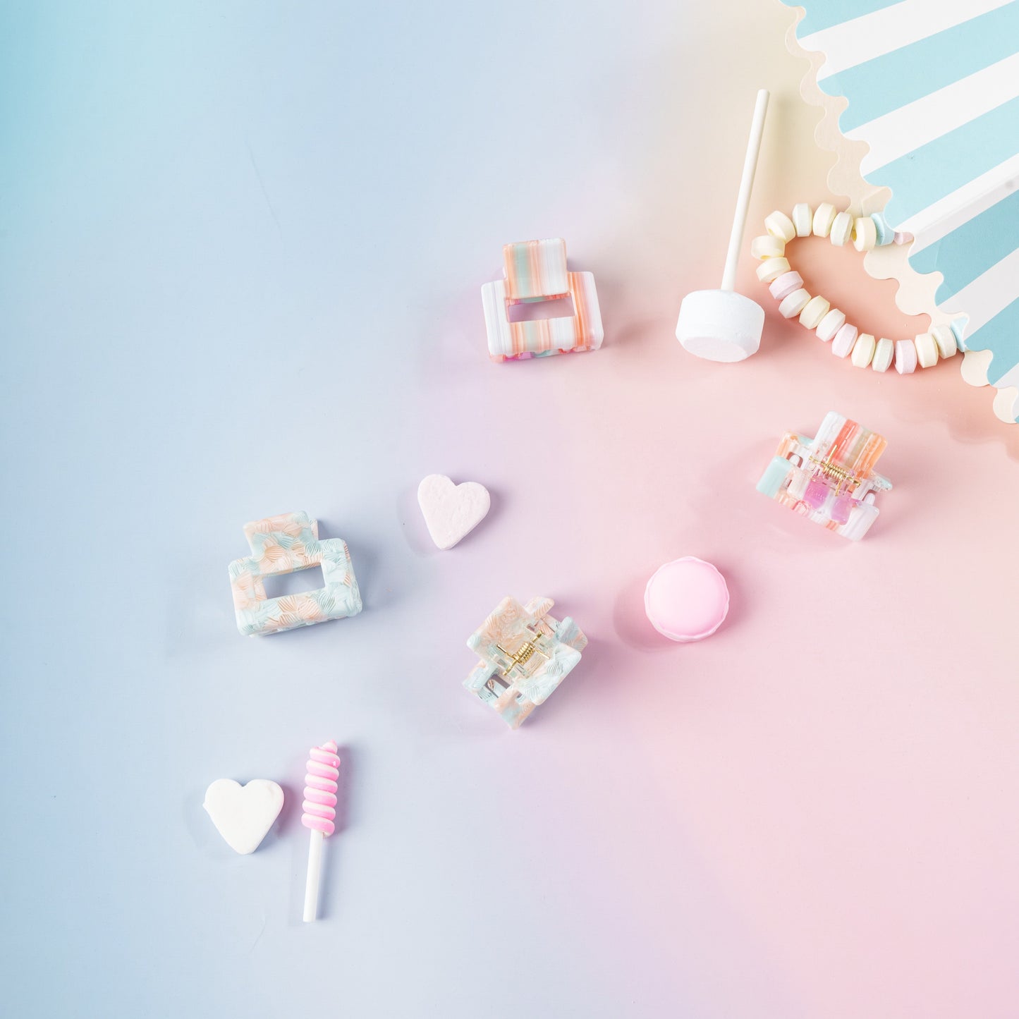 Mini Viv - Kleine vierkante clip