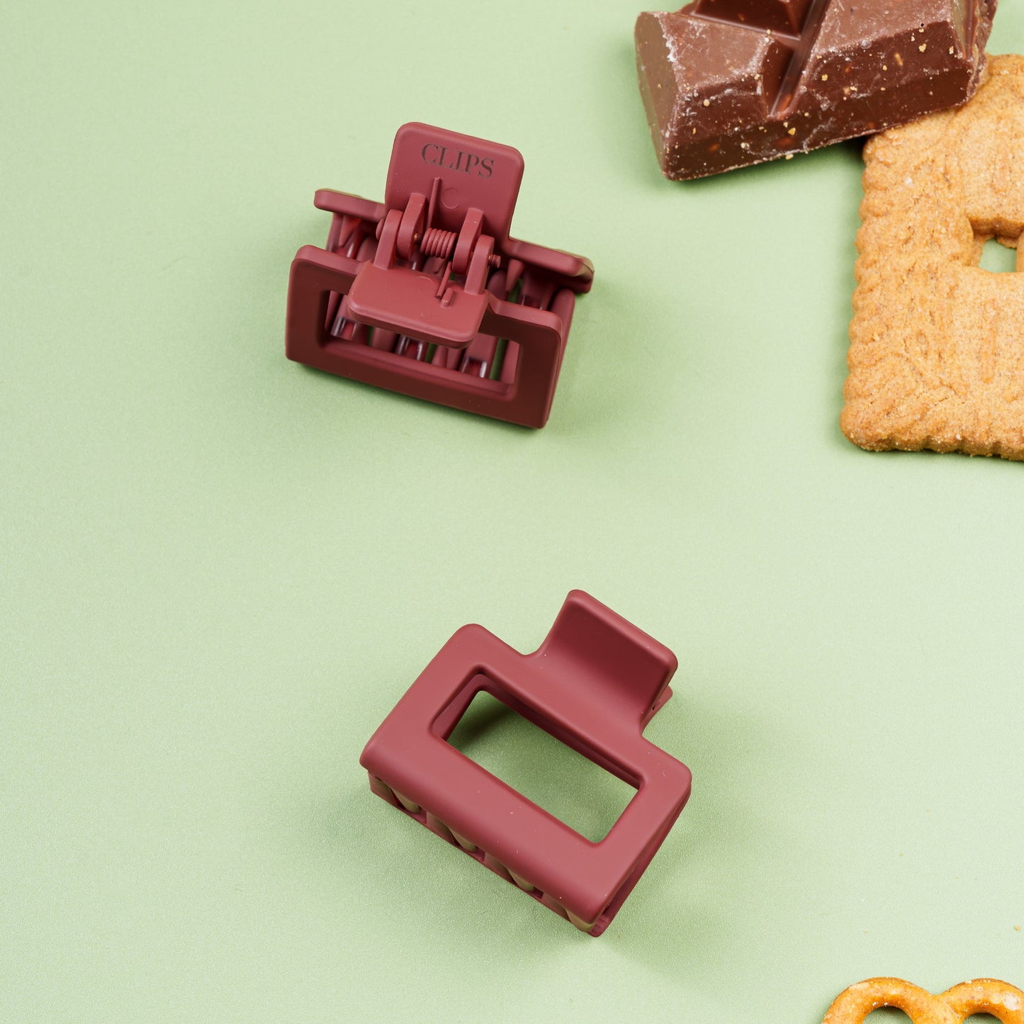 lola clip mat haarspeld clips bordeaux