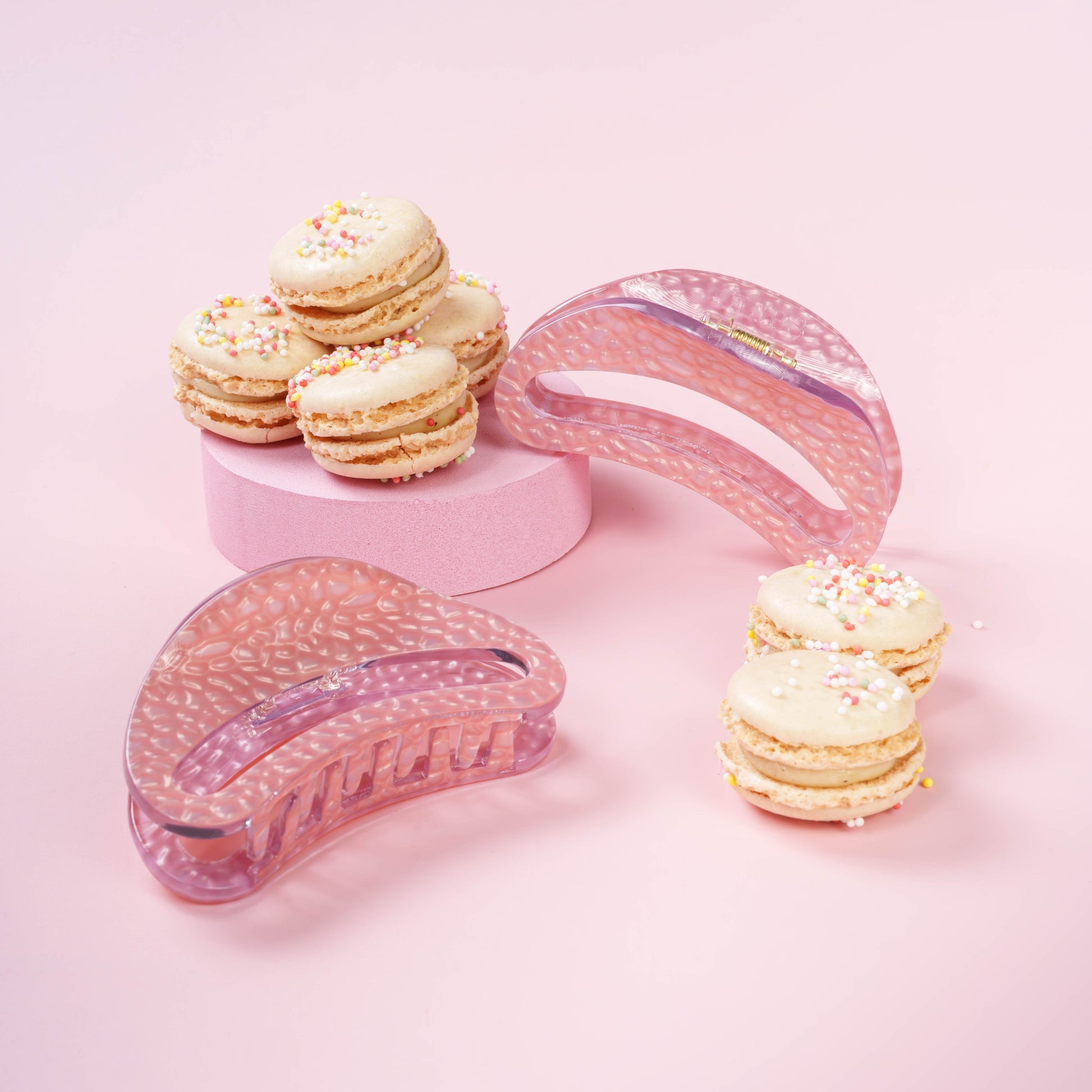 kwalitatieve haarspeld haarklem clips clip fijn dik haar roze