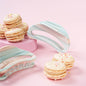 kwalitatieve haarspeld haarklem clips clip fijn dik haar turquoise blauw gestreept
