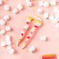 french pin clips haarspeld normale haardikte french twist gestreept roze oranje