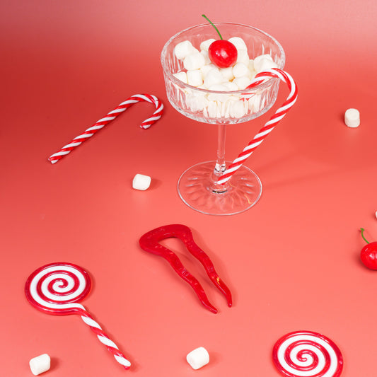 french pin clips haarspeld normale haardikte french twist marmer donkerrood