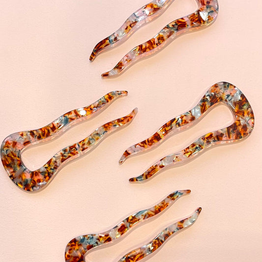french pin clips haarspeld normale haardikte french twist multicolour