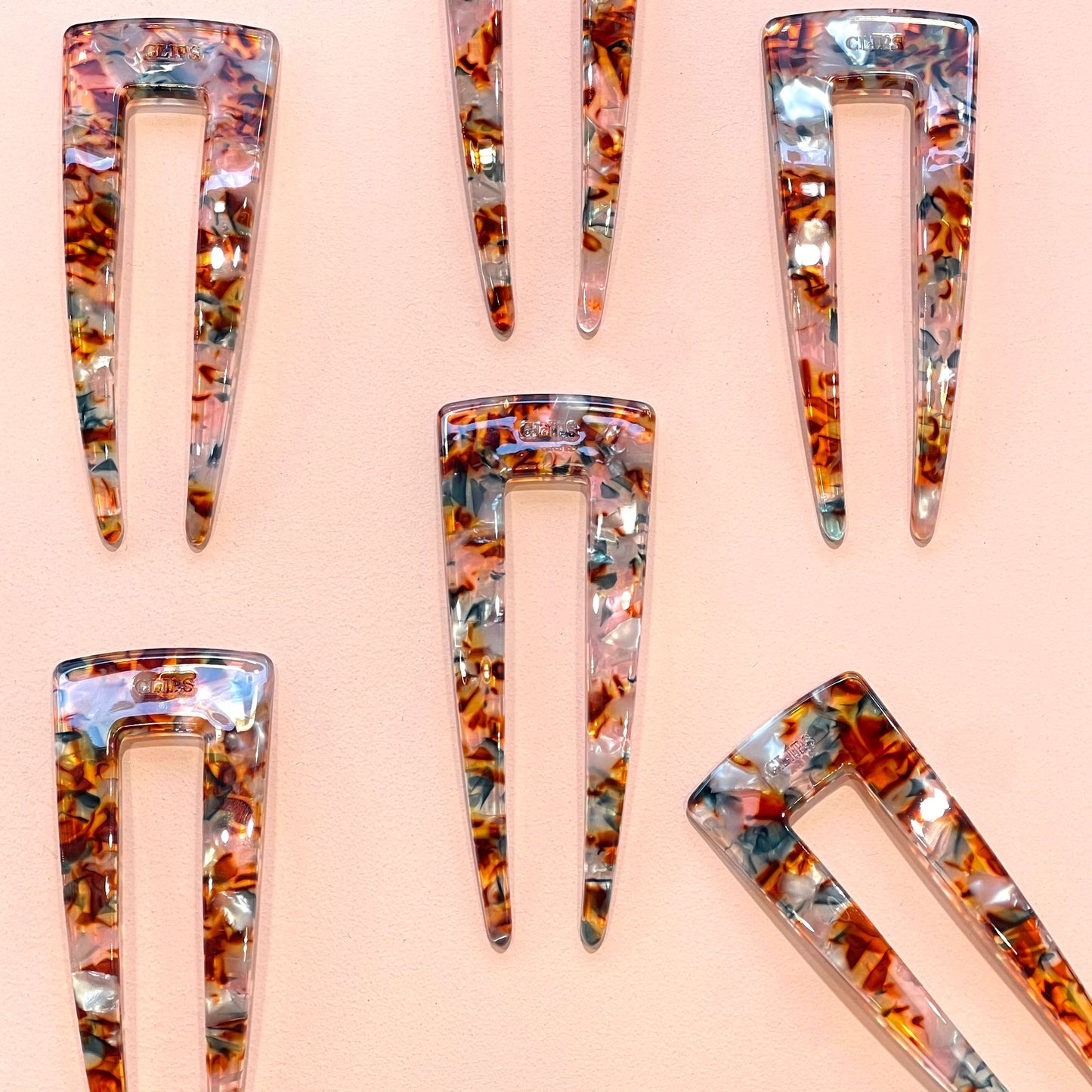 french pin clips haarspeld normale haardikte french twist multicolour