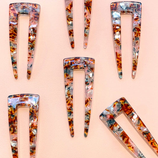 french pin clips haarspeld normale haardikte french twist multicolour