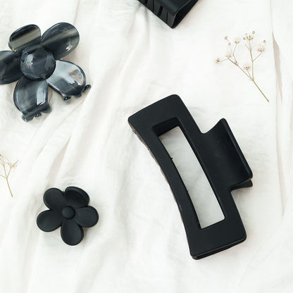 clips haarspeld alle haartypes haarklem mat extra tandjes stevig glad haar zwart