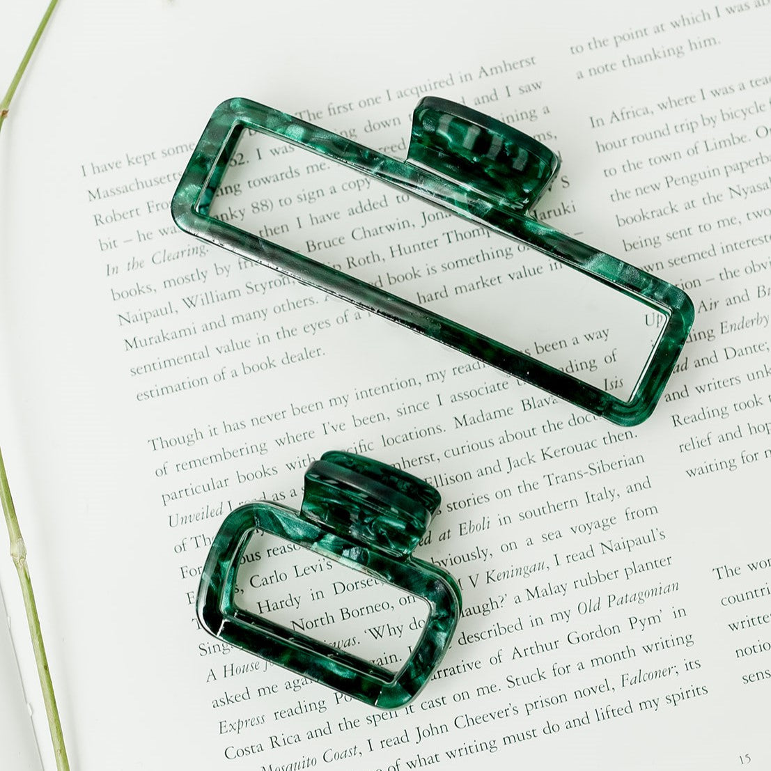 stevige en kwalitatieve haarclips voor alle haartypes groen