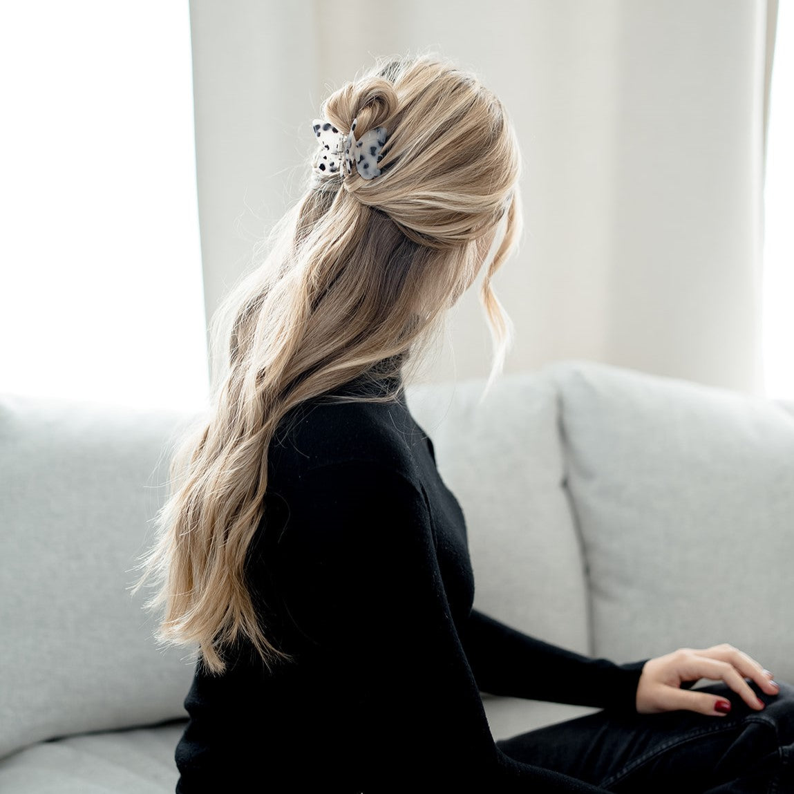 vlinder haarspeld voor normaal tot dik haar clips