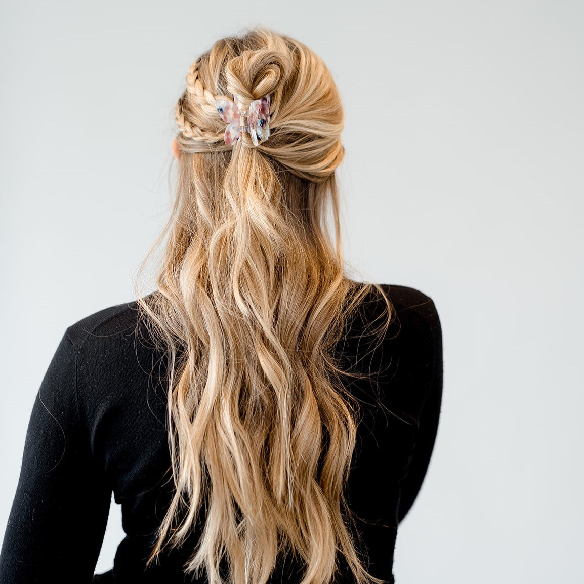 vlinder haarspeld voor normaal tot dik haar clips