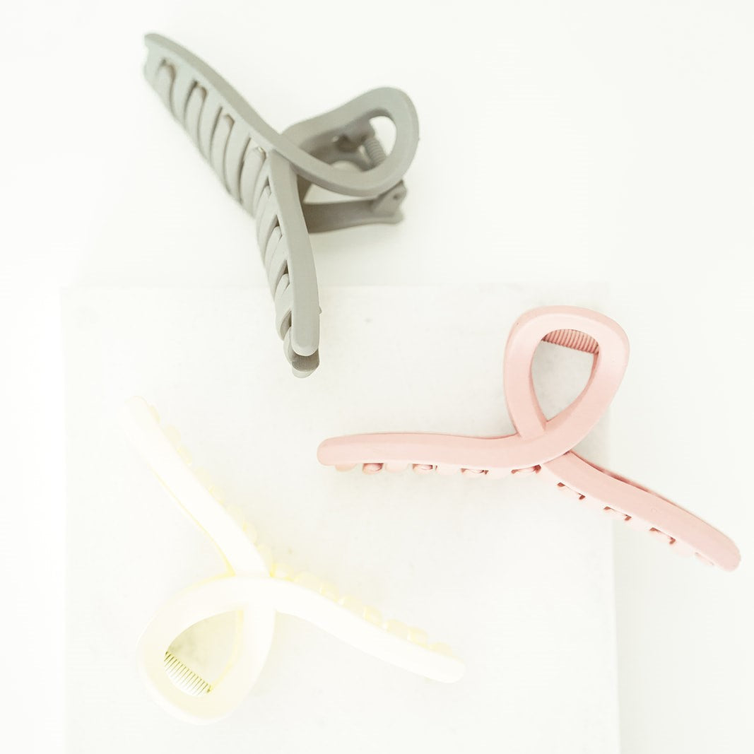 clips haarspelden fijn dik haar grijs roze