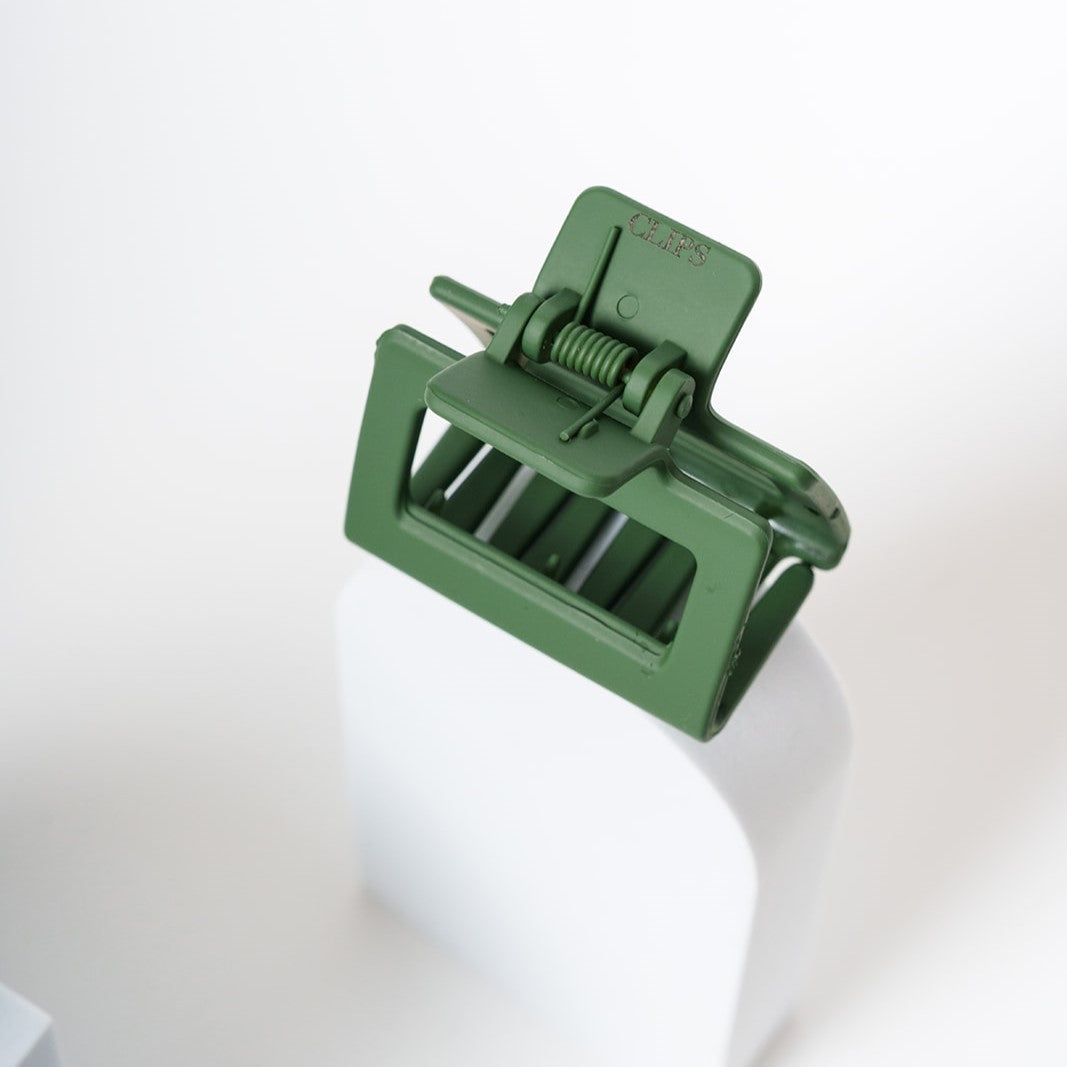 clips haarspeld alle haartypes haarklem mat extra tandjes stevig glad haar groen