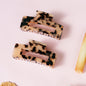haarspeld fijn haar knijpt goed glad haar kwalitatief haarklem klein clips marmer beige