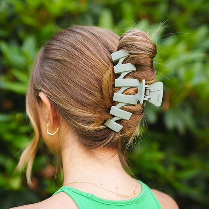 haarspeld dik haar lang haar stevig extra tandjes grote haarklem clip zeer dik haar grijs clips