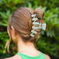 haarspeld dik haar lang haar stevig extra tandjes grote haarklem clip zeer dik haar grijs clips