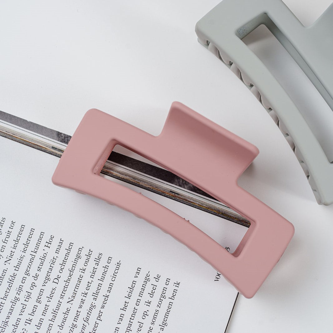 clips alle haartypes dik dun haar haarspeld haarklem roze